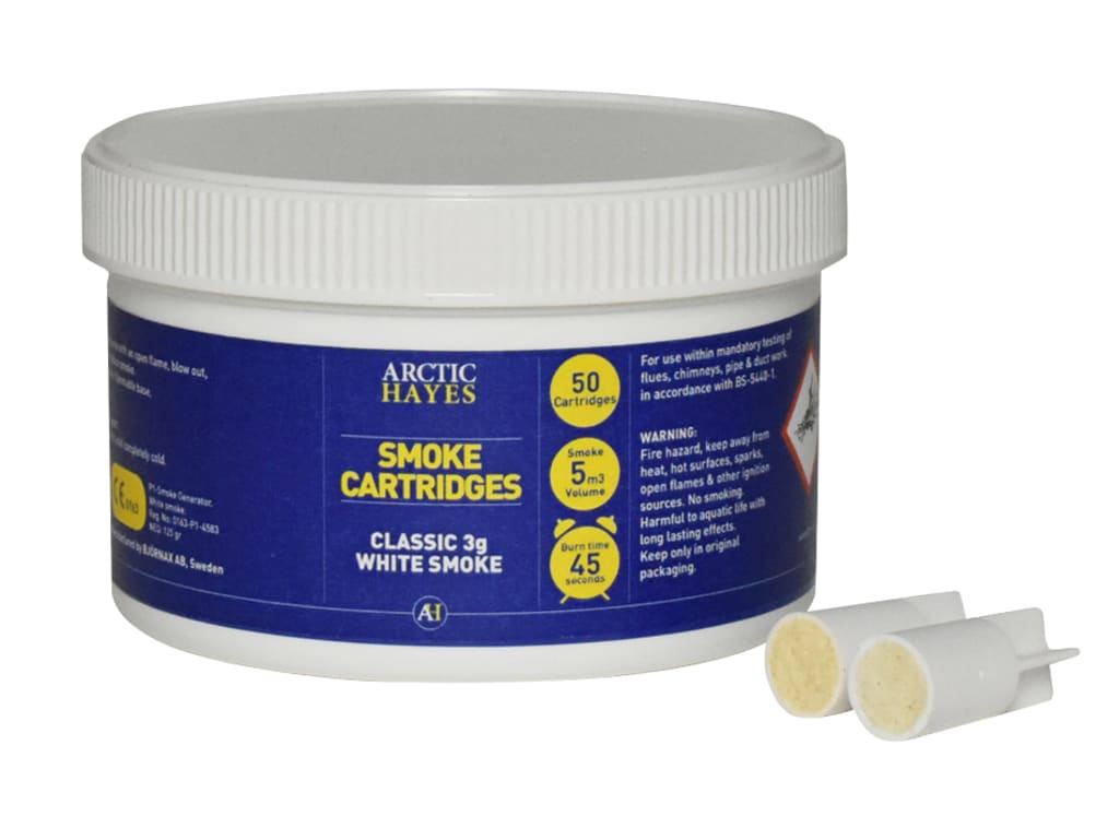 Smoke Cartridges Classic 3g White (Tub 50)                                      