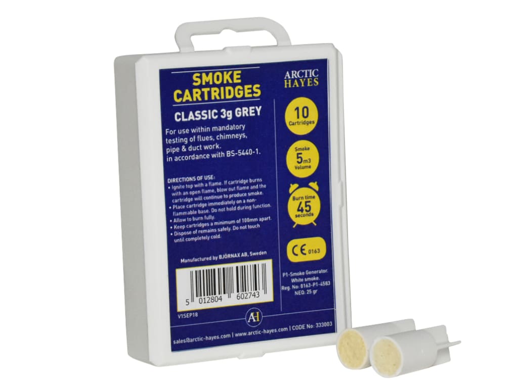Smoke Cartridges Classic 3g Grey (Pack 10)                                      