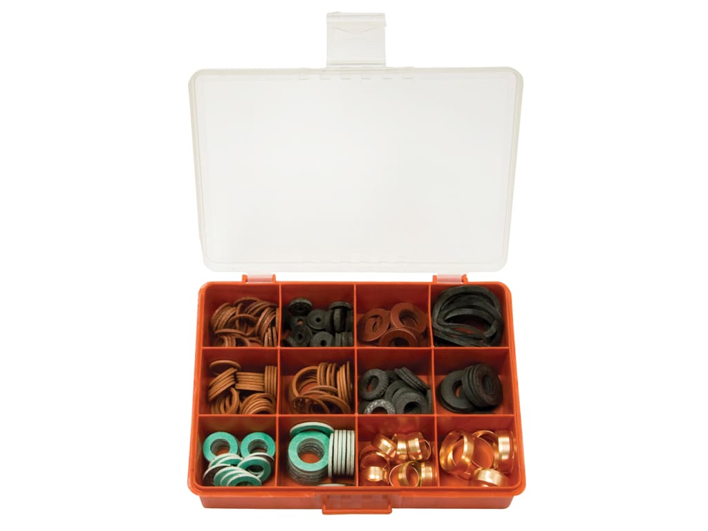 Plumber's Essential Washer Kit, 210 Piece                                       