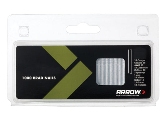 BN1832 Brad Nails 50mm 18g (Pack 1000)                                          