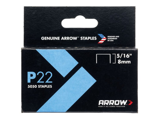 P22 Staples 8mm ( 5/16in) (Box 5050)                                            
