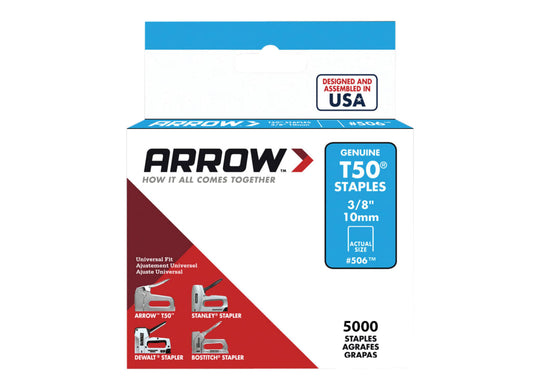 T50 Staples 10mm (3/8in) (Bulk Pack 5000)                                       