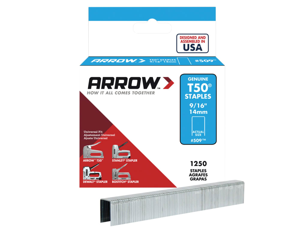 T50 Staples 14mm (9/16in) (Box 1250)                                            