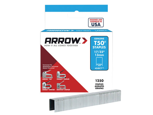 T50 Staples Ceiltile 13mm (Box 1250)                                            