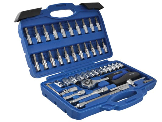 1/4in Square Drive Socket & Bit Set, 46 Piece - [product-vendor]