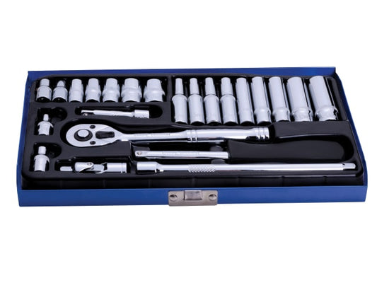 1/4in Metric Socket Set, 24 Piece - [product-vendor]