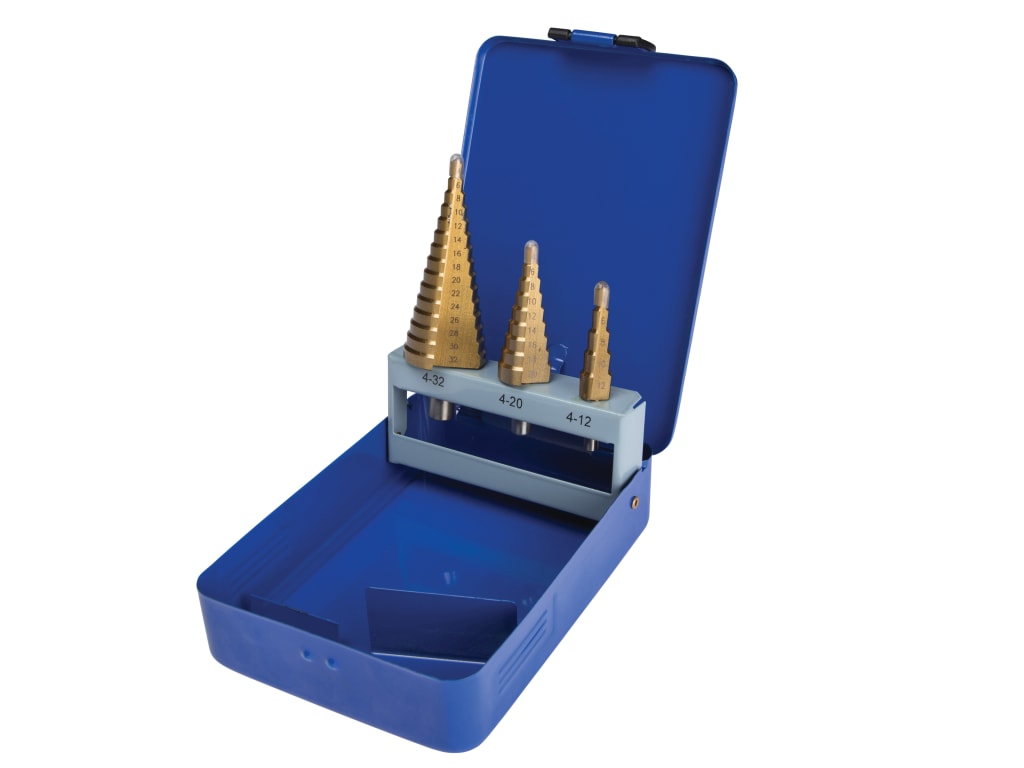 Step Drill Set 4-32mm  3 Piece