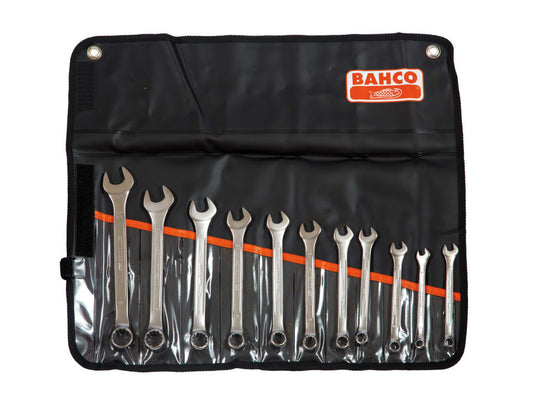 Chrome Polished Combination Spanner Set, 11 Piece                               