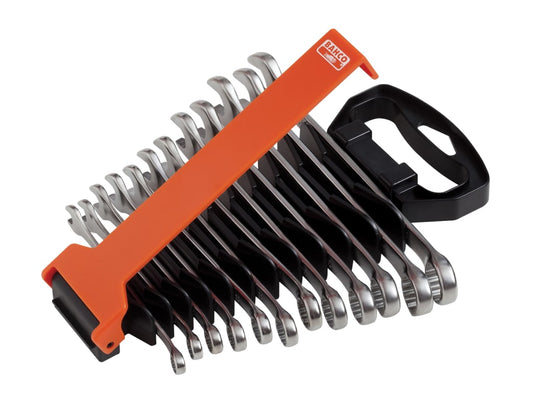 Chrome Polished Combination Spanner Set, 12 Piece                               