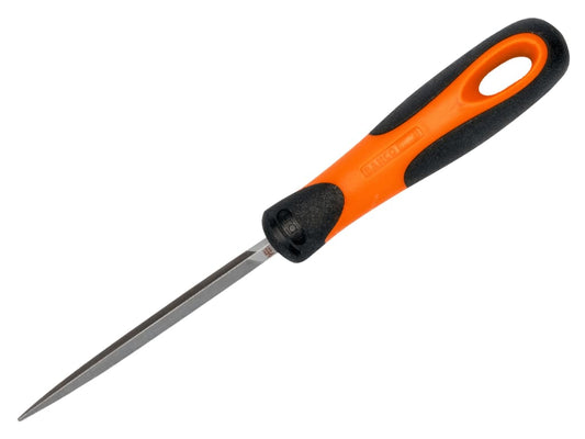 1-170-08-2-2 ERGO™ Handled Three-Square Second Cut File 200mm (8in)             