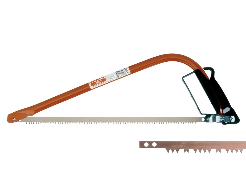 331-21-51/23-21P Bowsaw 530mm (21in) with FREE 23/21 Green Wood Blade           