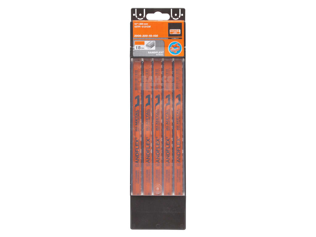 3906 Sandflex Hacksaw Blades 300mm (12in) x 14 TPI Pack 100                     