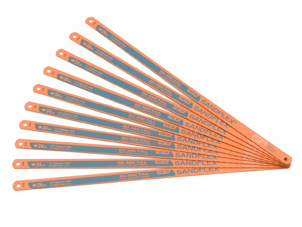 3906 Sandflex® Hacksaw Blades 300mm (12in) x 24 TPI (Pack 10)                   