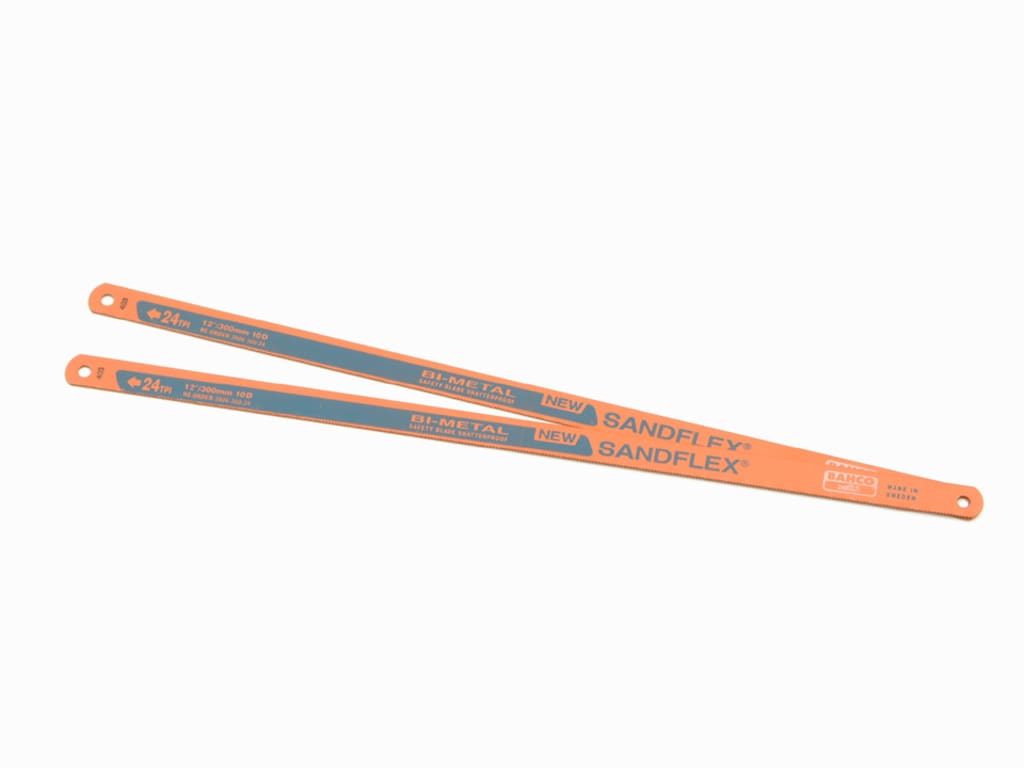 3906 Sandflex® Hacksaw Blades 300mm (12in) x 24 TPI (Pack 2)                    