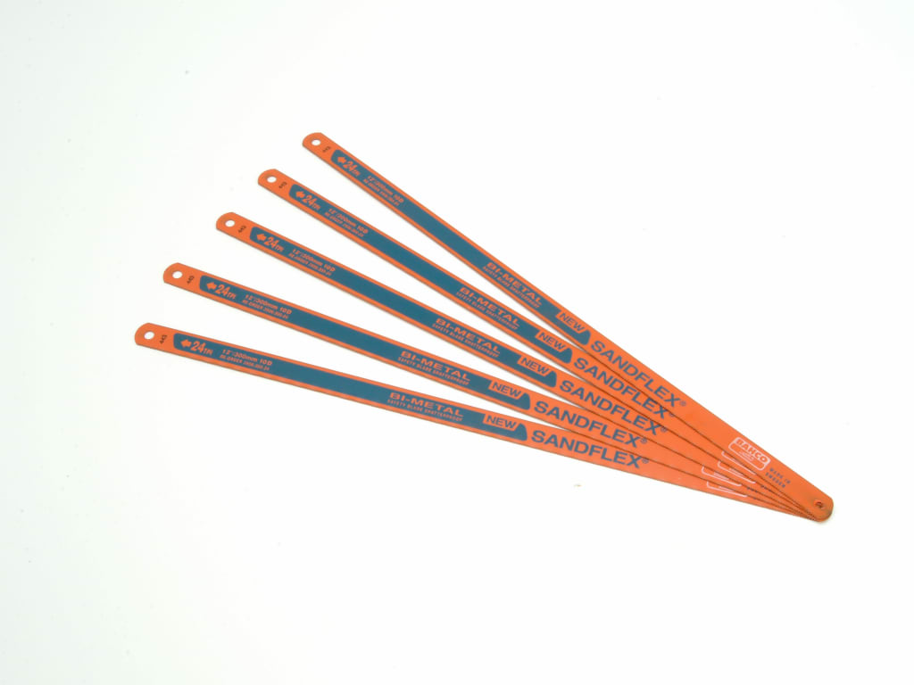 3906 Sandflex® Hacksaw Blades 300mm (12in) x 24 TPI (Pack 5)                    