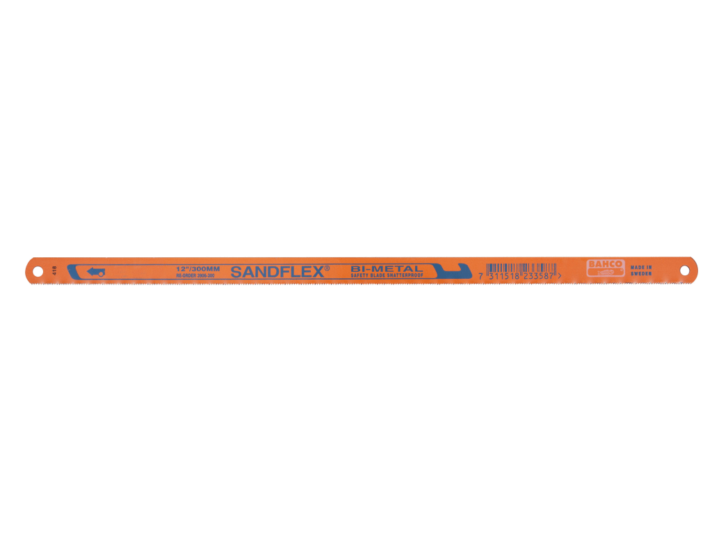 3906 Sandflex® Hacksaw Blades 300mm (12in) x 32 TPI (Pack 10)                   