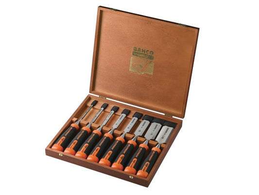 434-S8 Bevel Edge Chisel Set, 8 Piece                                           