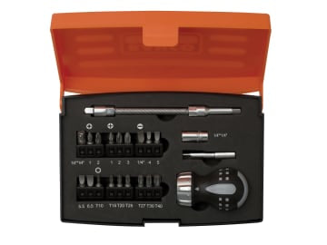 808050S-22 Stubby Ratchet Screwdriver Set, 22 Piece                             