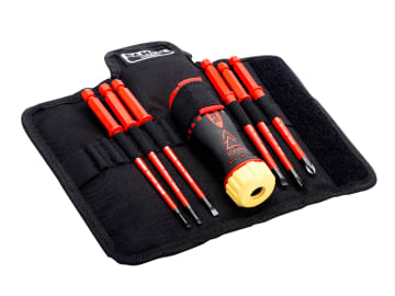 Insulated Ratcheting Screwdriver Set, 6 Piece                                   