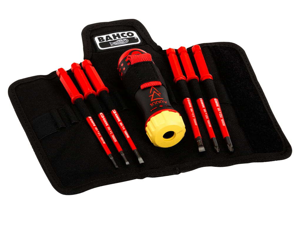 Insulated Ratcheting Screwdriver Set, 6 Piece                                   