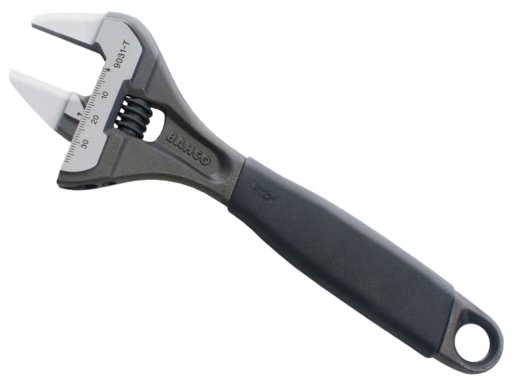 9031T ERGO™ Slim Jaw Adjustable Wrench 200mm (8in)                              