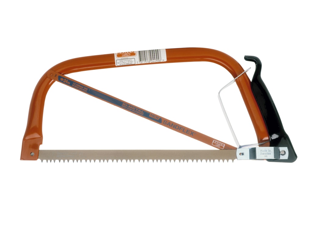 9-12-51/3806-KP Bowsaw & Extra Hacksaw Blade 300mm (12in)                       