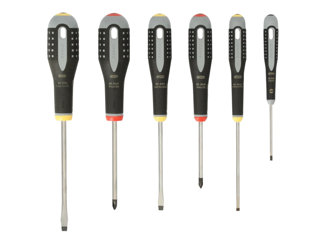 BE-9881 ERGO™ Screwdriver Set, 6 Piece                                          
