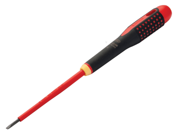 ERGO™ Slim VDE Insulated Slotted Screwdriver 3.5 x 100mm                        