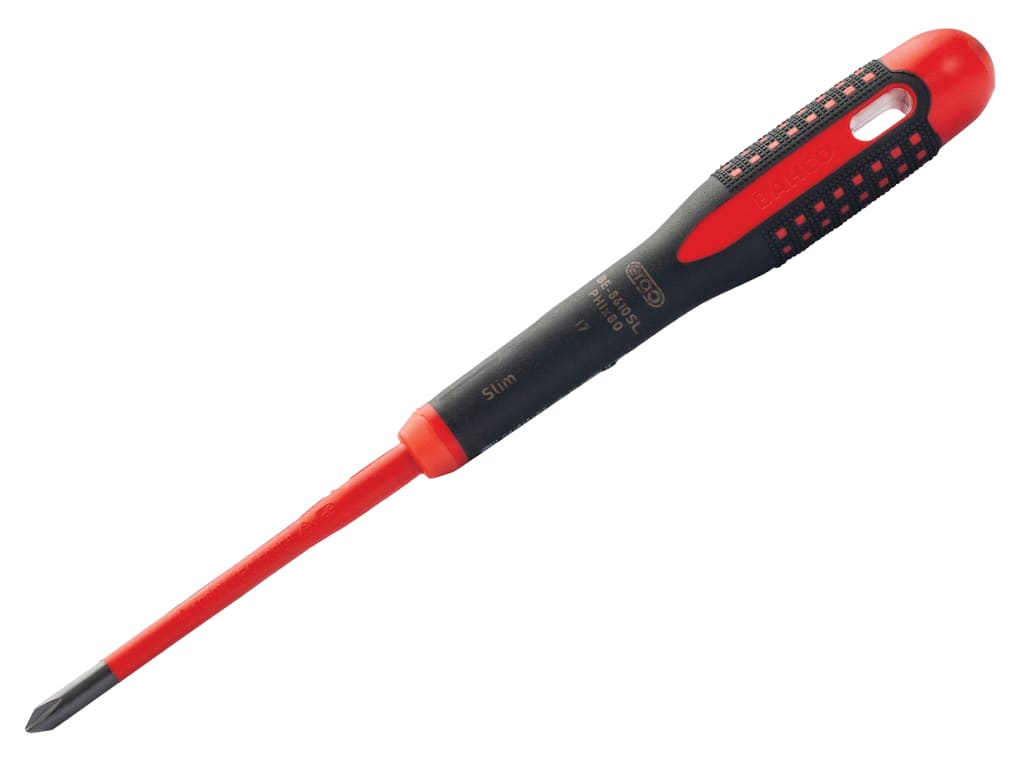 ERGO™ Slim VDE Insulated Phillips Screwdriver PH1 x 80mm                        