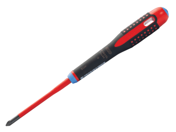 ERGO™ Slim VDE Insulated Pozidriv Screwdriver PZ1 x 80mm                        