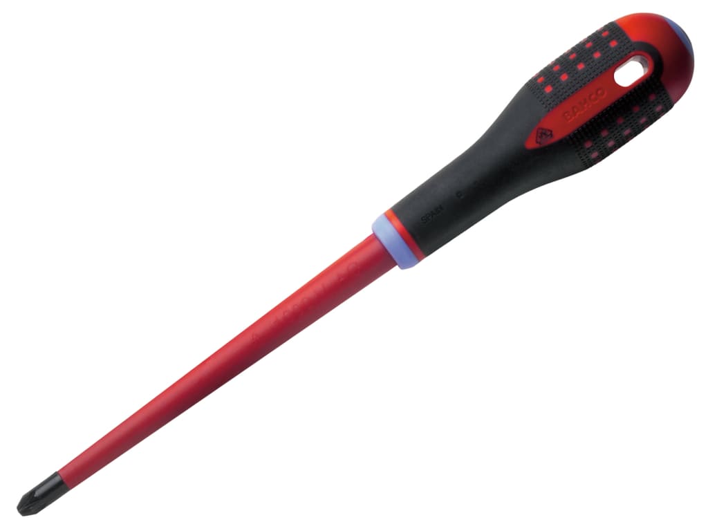 ERGO™ Slim VDE Insulated Pozidriv Screwdriver PZ2 x 80mm                        