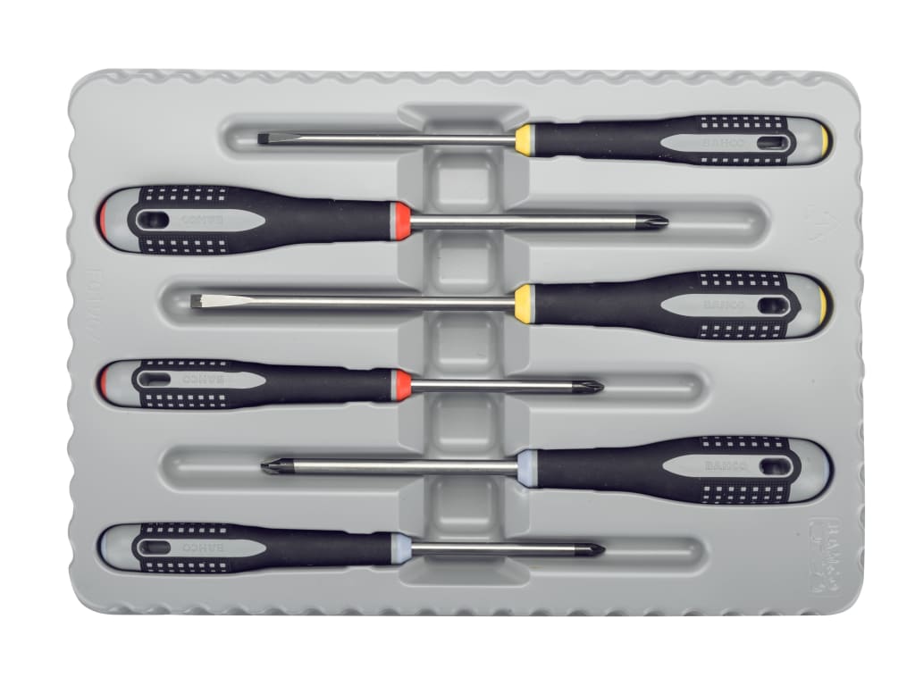 BE-9884 ERGO™ Screwdriver Set, 6 Piece                                          