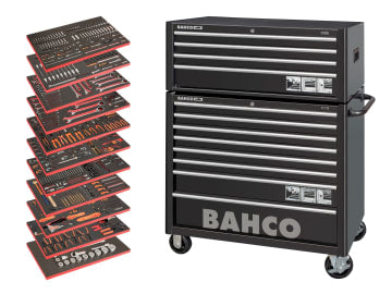 MONSTER Tool Trolley General Purpose Tool Kit, 758 Piece                        