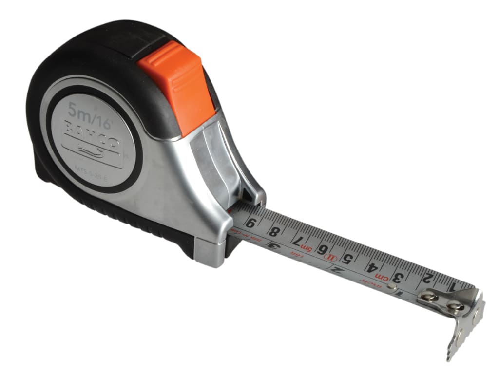 MTS Reversible Magnetic Tip Auto Pocket Tape 5m/16ft (Width 25mm)               