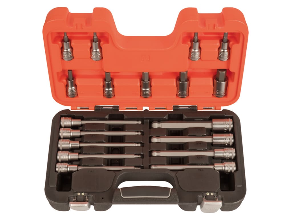 S18HEX 1/2in Drive Socket Set, 18 Piece                                         