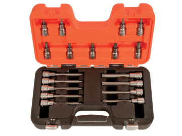 S18TORX 1/2in Drive Socket Set, 18 Piece                                        