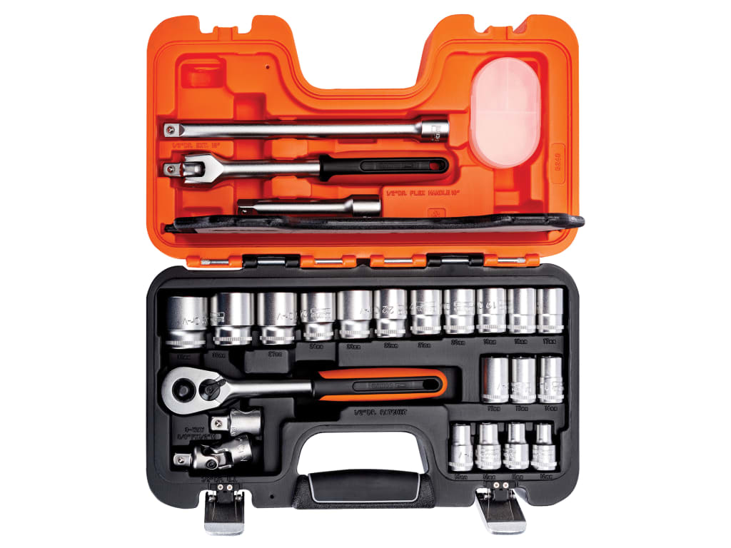 S240 1/2in Drive Socket Set, 24 Piece                                           