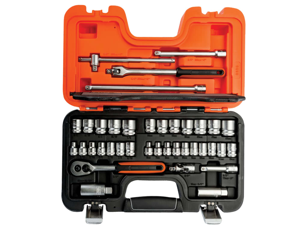 S380 3/8in Drive Socket Set, 38 Piece                                           