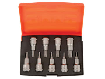 S9TORX 1/2in Drive Socket Set, 9 Piece                                          