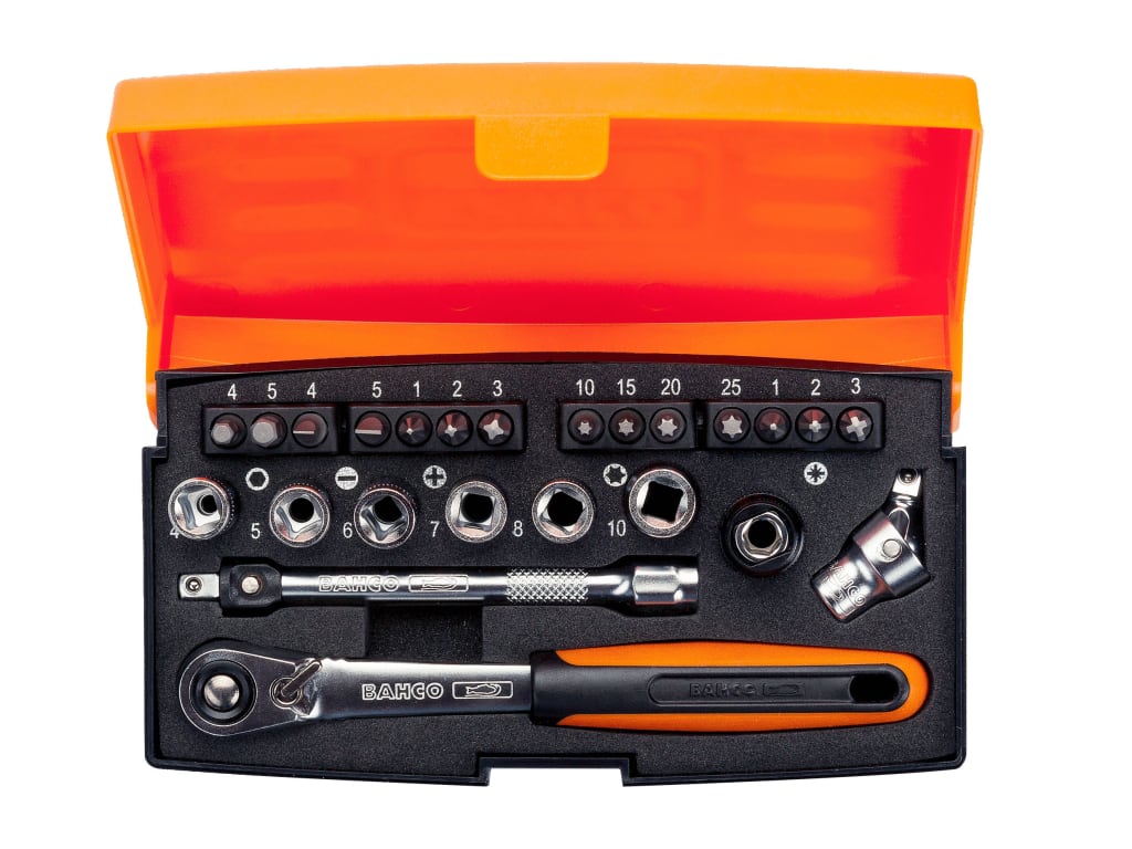 SL24 1/4in Drive Socket Set, 24 Piece                                           