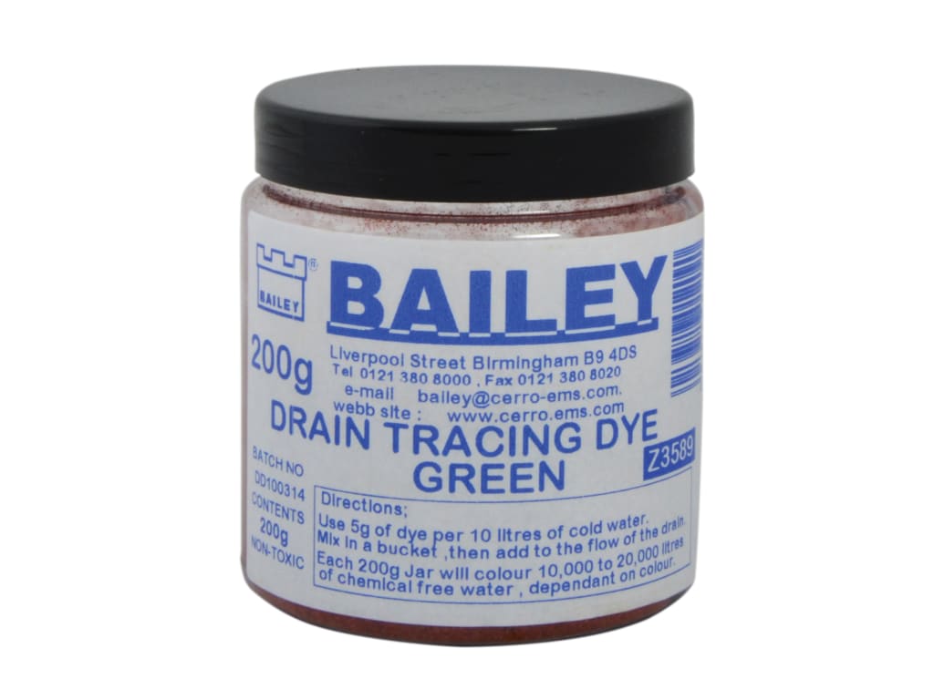 3589 Drain Tracing Dye - Green                                                  