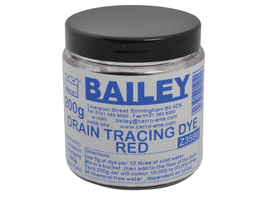 3590 Drain Tracing Dye - Red                                                    