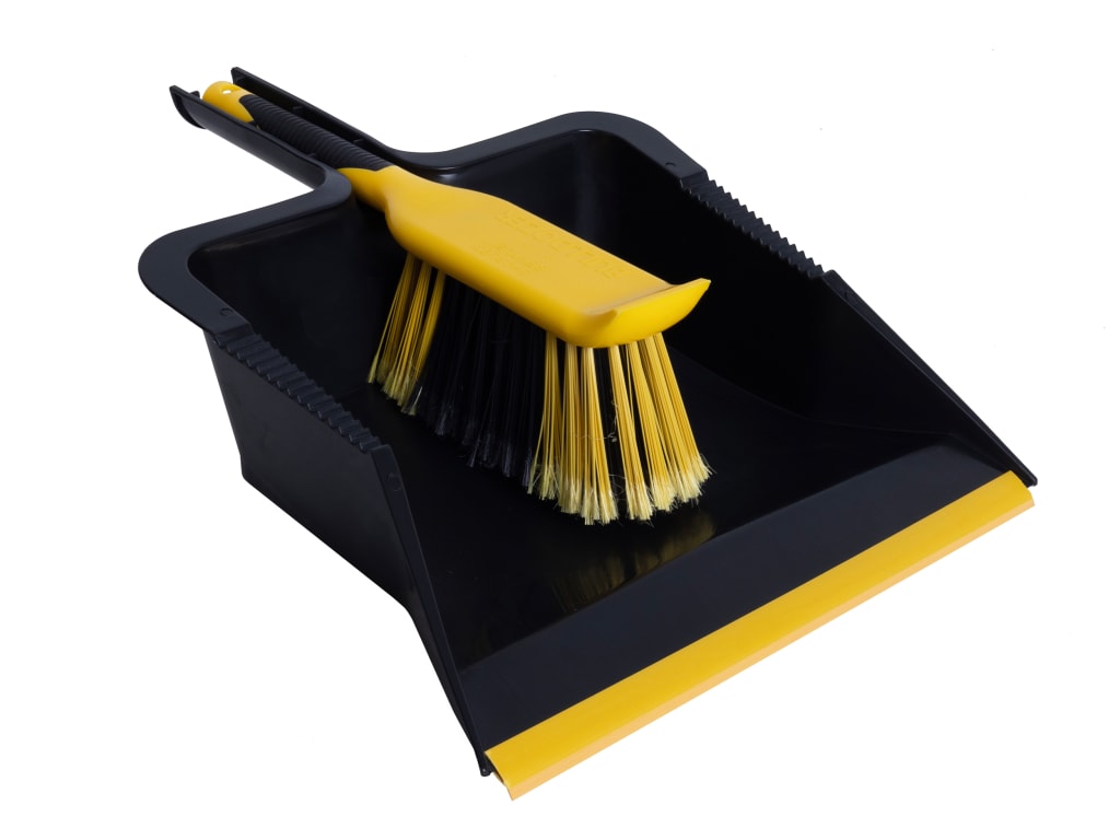 Heavy-duty Dustpan and Brush Set                                                