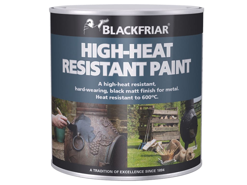 High-Heat Resistant Paint Black 250ml                                           