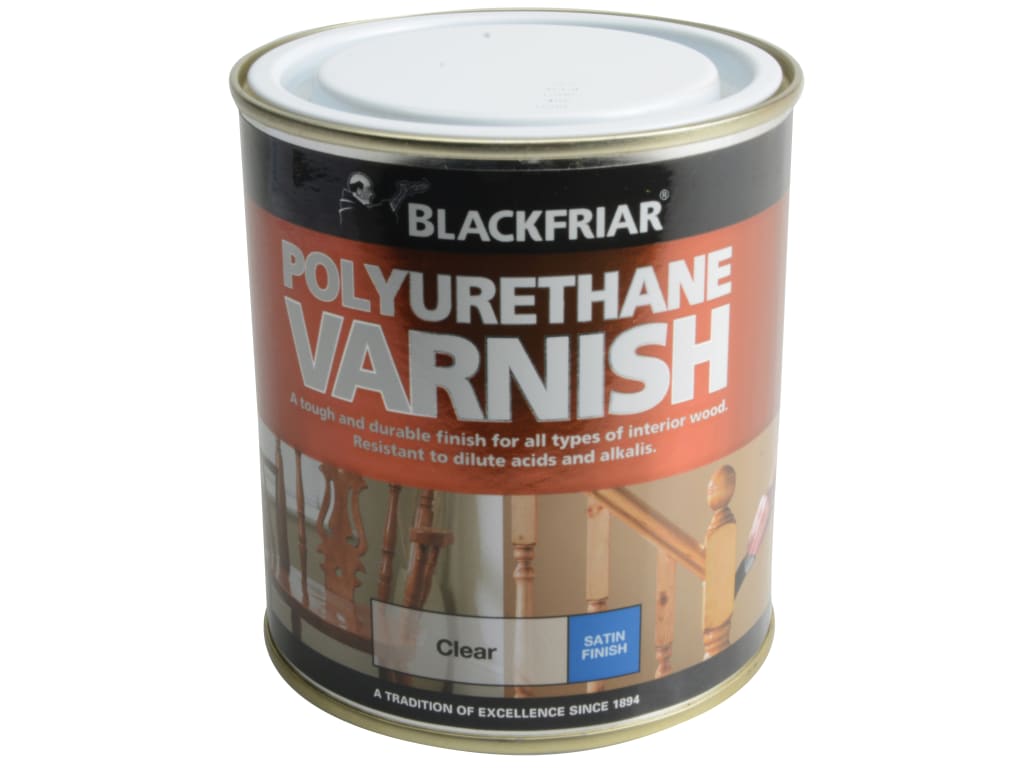 Polyurethane Varnish P100 Clear Satin 500ml                                     