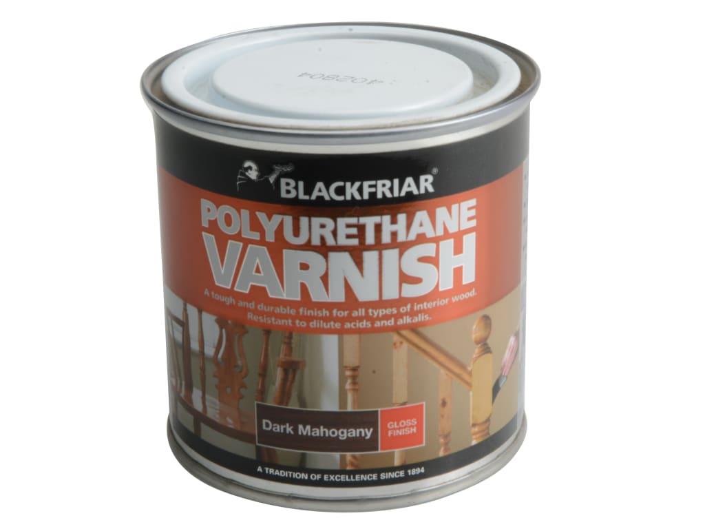 Polyurethane Varnish P65 Dark Mahogany Gloss 250ml                              