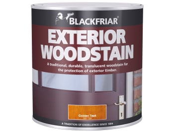 Traditional Exterior Woodstain Golden Teak 1 litre                              