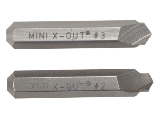 Mini X-Out® Screw Extractors Wood Screw Sizes No.6-10                           