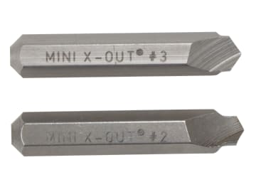 Mini X-Out® Screw Extractors Wood Screw Sizes No.6-10                           
