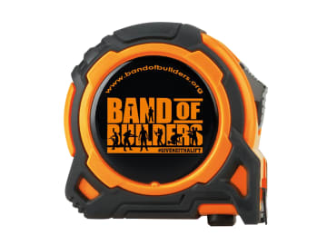 Band Of Builders Tape Measure 5m/16ft (Width 25mm)                              
